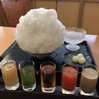 風潮來襲！京都的刨冰特輯②：五色糖漿美的不得了！二條若狭屋寺町店「彩雲」