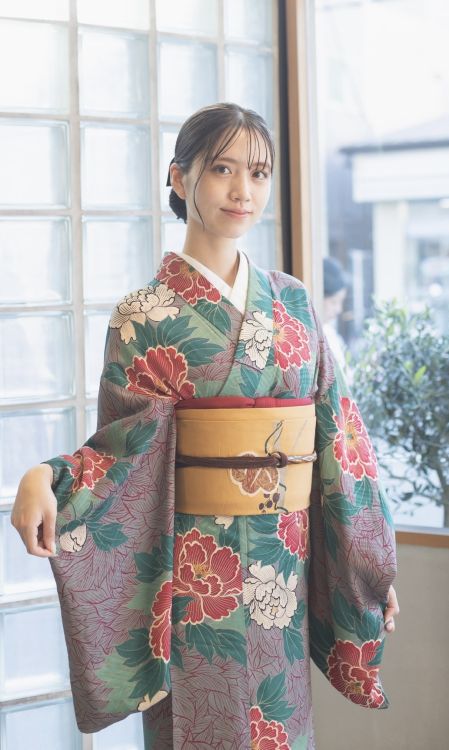 Antique kimonos that can't be worn anywhere else