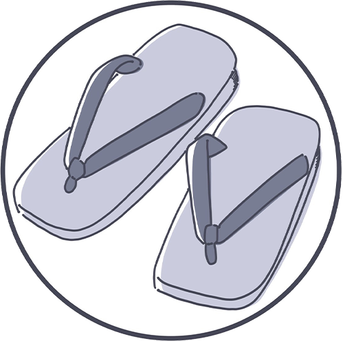 Japanese sandals